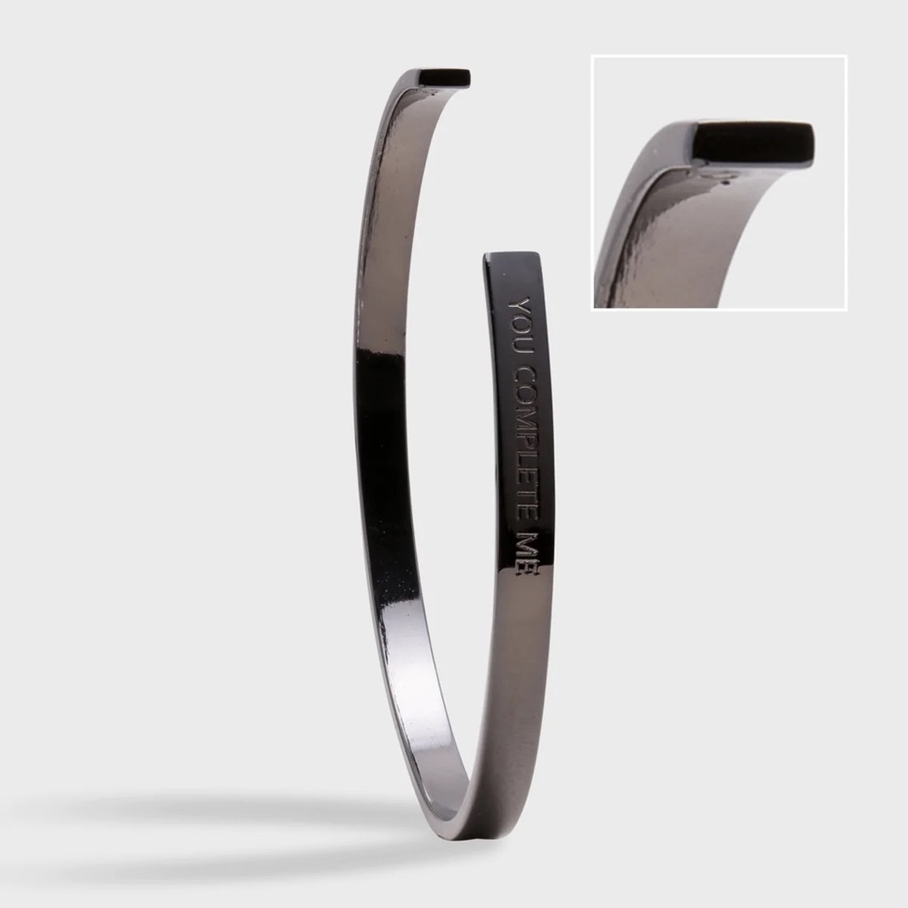 Stella Valle His Bracelet Black Plated. - Picture 1 of 3